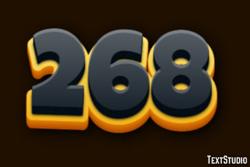 268 Efecto de Texto