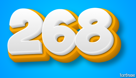 268 Efecto de Texto