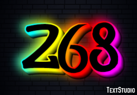 268 Efeito de texto