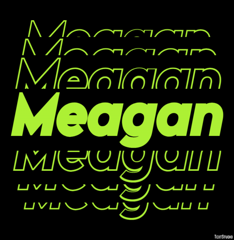 Meagan Text Effect