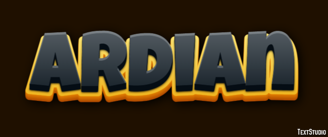 Ardian Text effect
