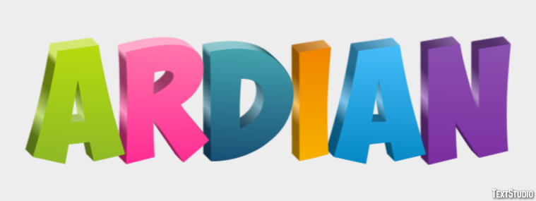 Ardian Text Effect