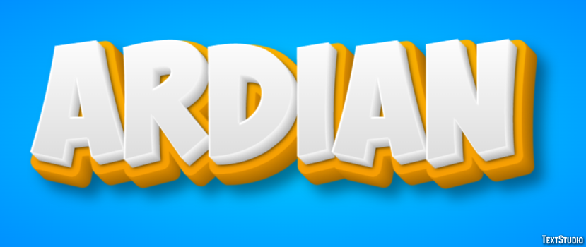 Ardian Text effect