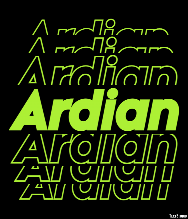 Ardian Text Effect