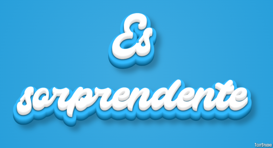 Es sorprendente Text Effect