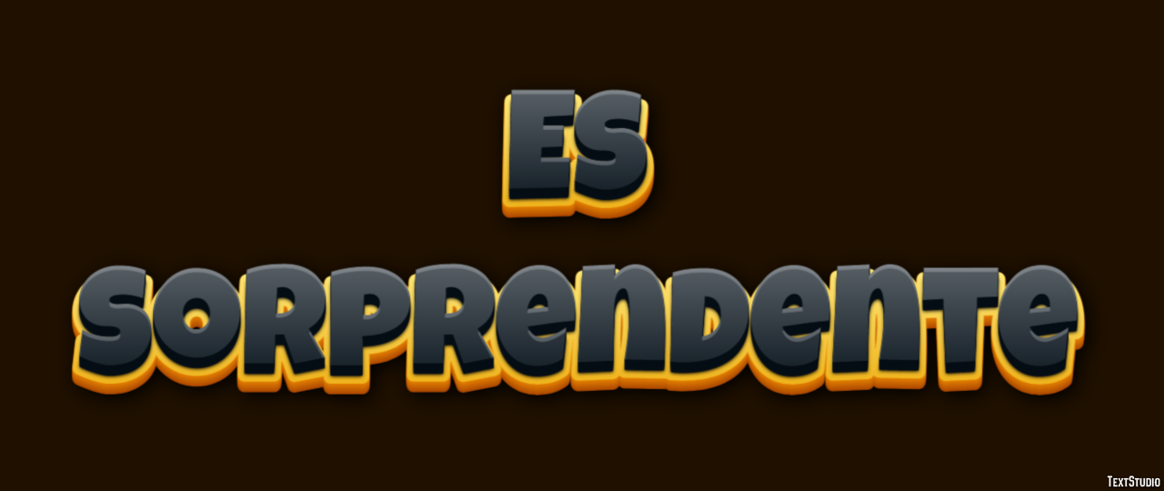 Es sorprendente Efecto de texto