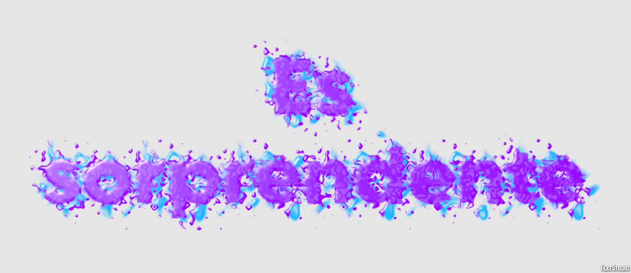 Es sorprendente Efecto de Texto