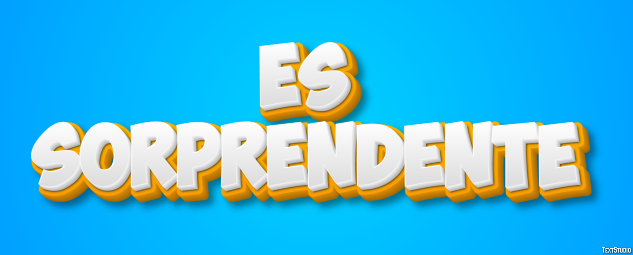 Es sorprendente Efecto de Texto