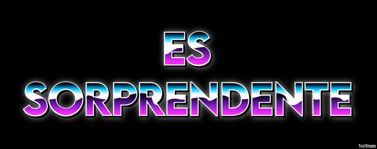 Es sorprendente Efecto de Texto