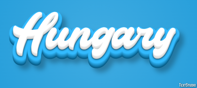 Hungary Text Effect