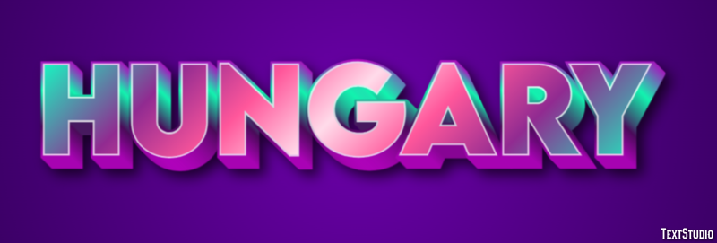 Hungary Text Effect