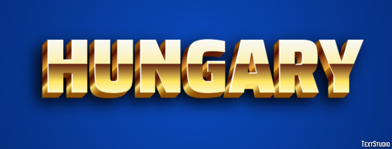 Hungary Text Effect