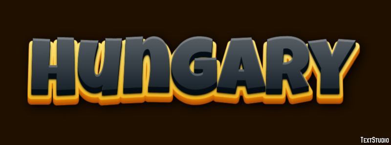 Hungary Text Effect