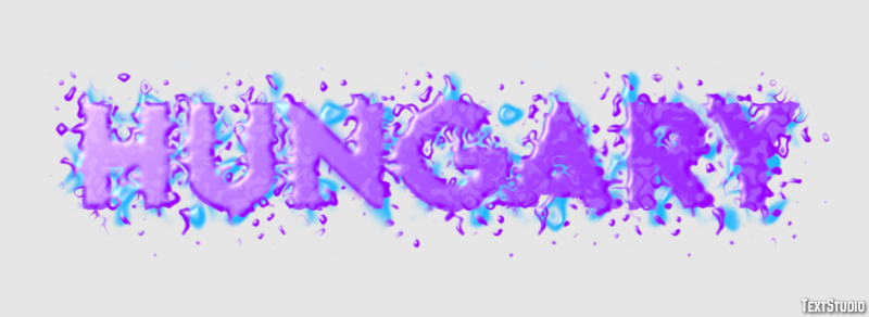 Hungary Text Effect