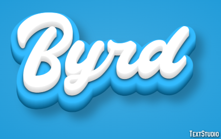 Byrd Efeito de texto