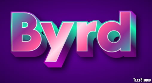Byrd Text Effect