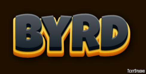 Byrd Efeito de texto