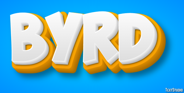 Byrd Text Effect