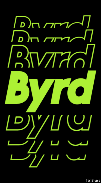 Byrd Text Effect