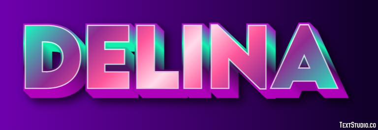 Delina Text Effect