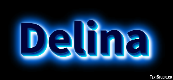 Delina Text Effect