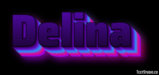 Delina Text Effect