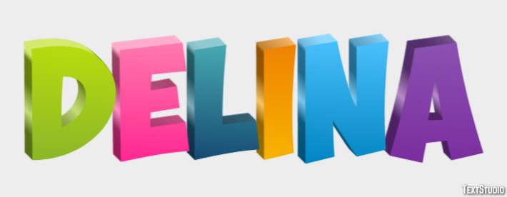 Delina Text Effect