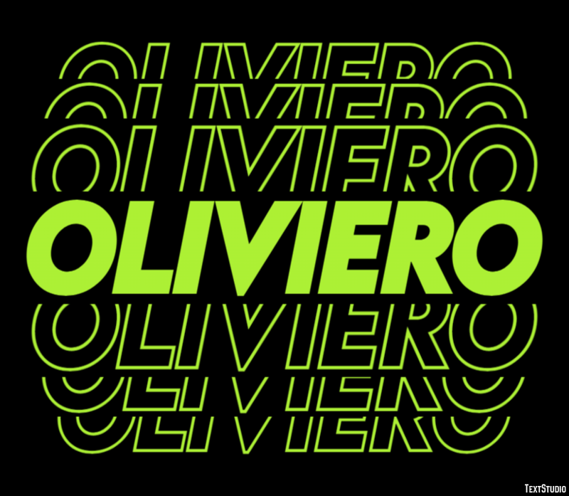 Oliviero Effetto testo