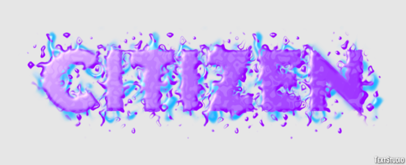 Citizen Texteffekt