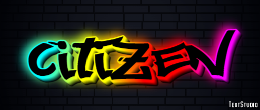 Citizen Texteffekt