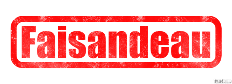 Faisandeau Текстовый эффект