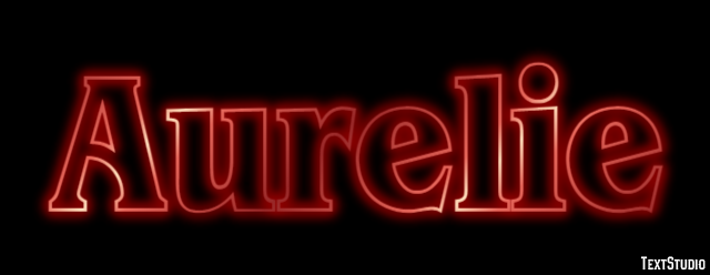 Aurelie Text effect