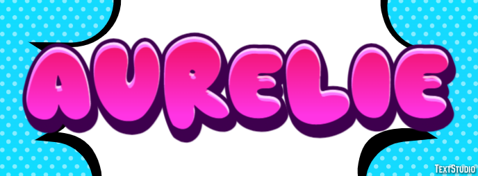 Aurelie Text effect