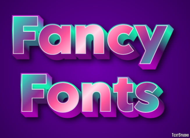 Fancy Fonts Text Effect