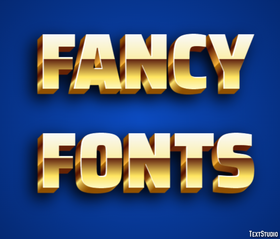 Fancy Fonts Text Effect