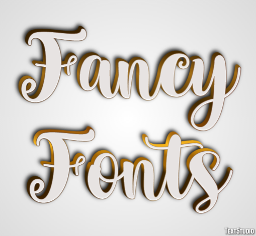 Fancy Fonts Text Effect