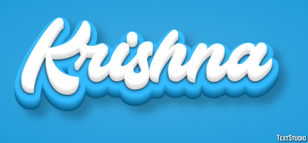 Krishna Text Effect