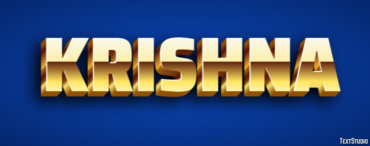 Krishna Text Effect