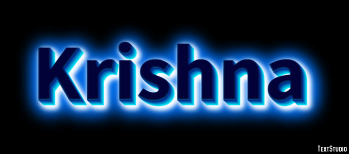 Krishna Text Effect