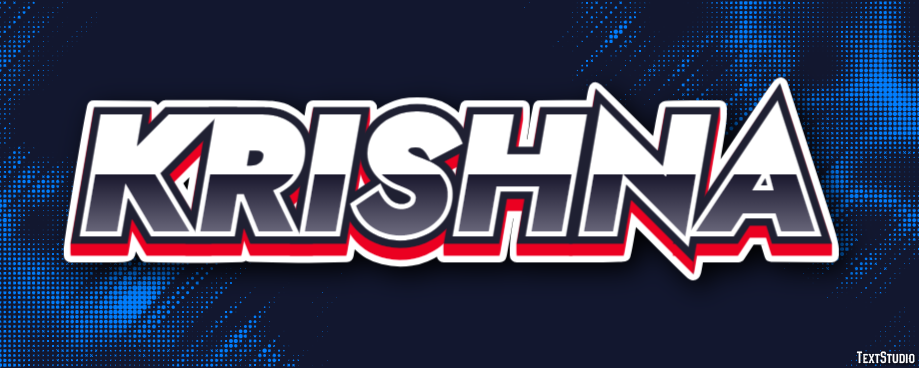 Krishna Text effect