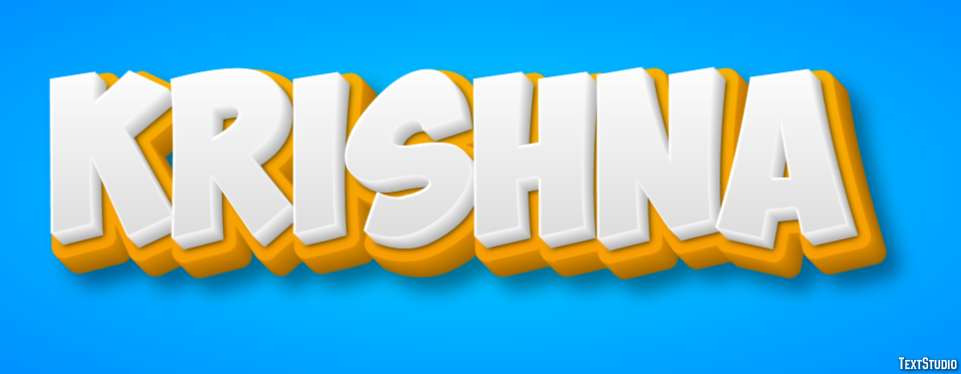 Krishna Text Effect