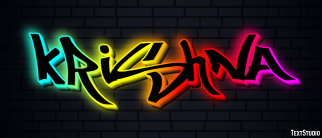 Krishna Text Effect