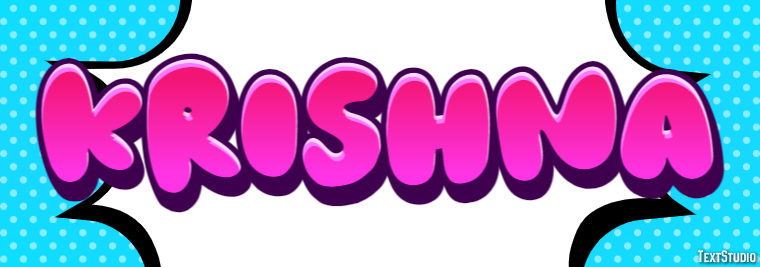 Krishna Text effect