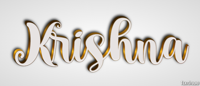 Krishna Text Effect