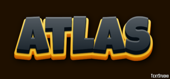 Atlas Efekt tekstowy
