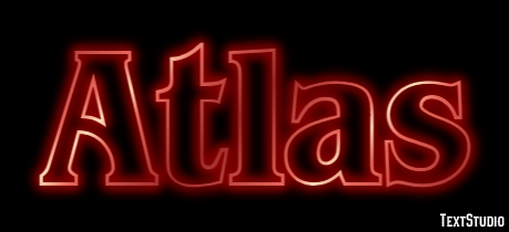Atlas Efekt tekstowy
