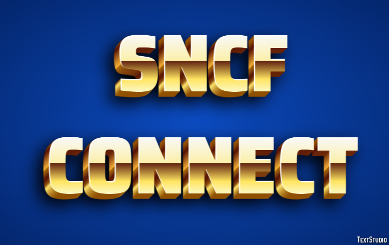 Sncf Connect Efekt tekstowy