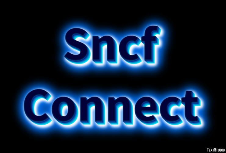 Sncf Connect Efekt tekstowy
