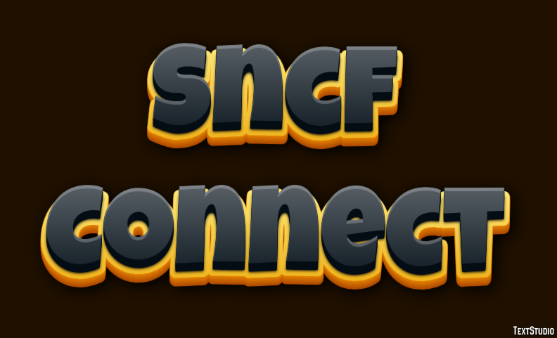 Sncf Connect Tekst effect