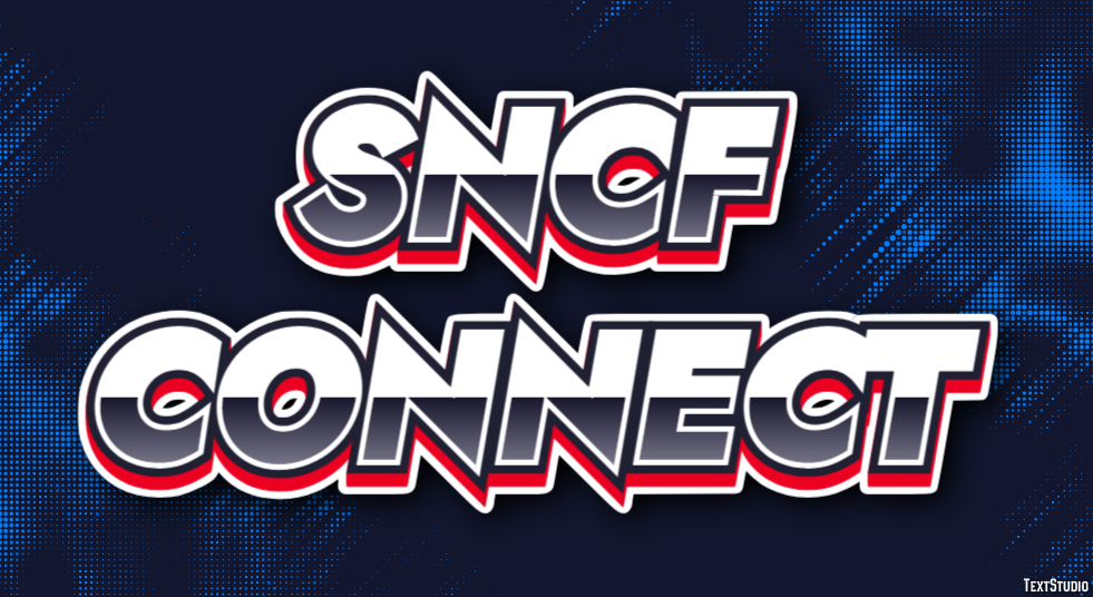 Sncf Connect Efekt tekstowy